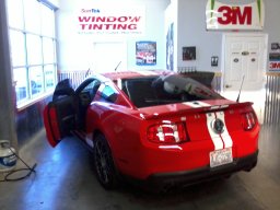 Red Ford Mustang