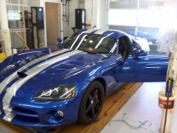 Blue Dodge Viper