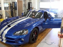 Blue Dodge Viper