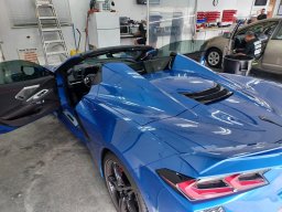 Blue Corvette