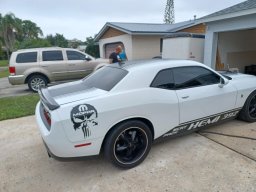 White Dodge Charger