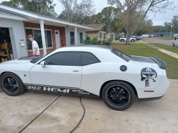 White Dodge Charger